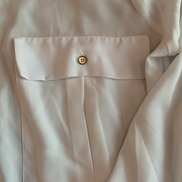 Robert Rodriguez white, sheer tunic. Long sleeve. Size medium - Picture 6 of 13